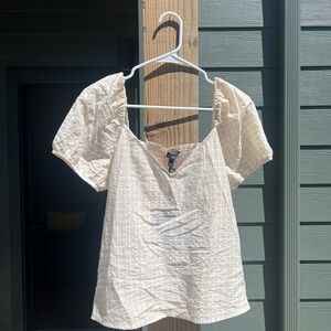 PAIGE Cream Puff Sleeve Women's Top